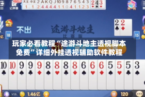 玩家必看教程“途游斗地主透视脚本免费”详细外挂透视辅助软件教程