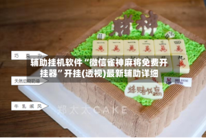 辅助挂机软件“微信雀神麻将免费开挂器”开挂(透视)最新辅助详细