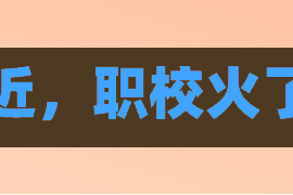 最近，职校火了