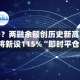 什么信号？两融余额创历史新高后，有券商将新设115%“即时平仓线”