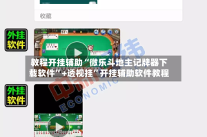 教程开挂辅助“微乐斗地主记牌器下载软件”+透视挂”开挂辅助软件教程