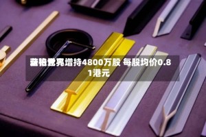 浩柏世界获张元亮增持4800万股 每股均价0.81港元