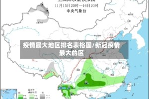 疫情最大地区排名表格图/新冠疫情最大的区