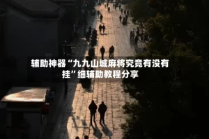 辅助神器“九九山城麻将究竟有没有挂”细辅助教程分享