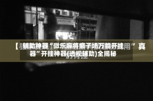 辅助神器“微乐麻将癞子场万能开挂器”开挂神器{透视辅助}全揭秘