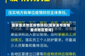 国家重点地区疫情防控(国家发布疫情重点地区查询)