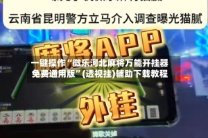 一键操作“微乐河北麻将万能开挂器免费通用版”(透视挂)辅助下载教程