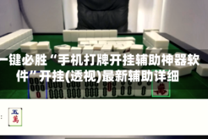 一键必胜“手机打牌开挂辅助神器软件”开挂(透视)最新辅助详细
