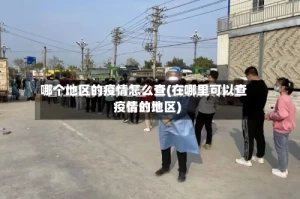 哪个地区的疫情怎么查(在哪里可以查疫情的地区)