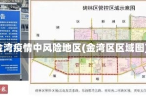 金湾疫情中风险地区(金湾区区域图)