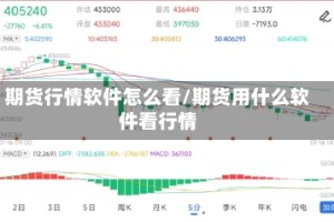 期货行情软件怎么看/期货用什么软件看行情