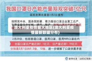 澳大利亚疫情最大地区(澳大利亚疫情最新数据分布)