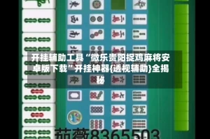开挂辅助工具“微乐贵阳捉鸡麻将安卓版下载”开挂神器{透视辅助}全揭秘