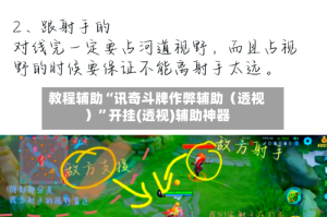 教程辅助“讯奇斗牌作弊辅助（透视）”开挂(透视)辅助神器