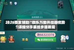 2026首发辅助“微乐万能开挂器优势”详细分享装挂步骤教程