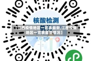 【江西疫情地区一览表最新,江西疫情地区一览表最新情况】