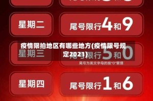 疫情限拍地区有哪些地方(疫情限号规定2021)