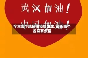 今年哪个地区没疫情发生/最近哪个省没有疫情