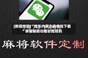 [教程经验]“微乐内蒙古麻将挂下载”掌握辅助功能必胜规则