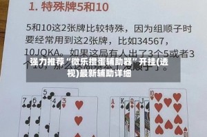 强力推荐“微乐掼蛋辅助器”开挂(透视)最新辅助详细