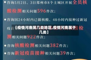 【疫情河南属几类地区,疫情河南属于几类】
