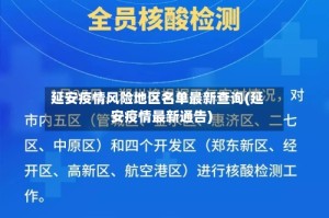 延安疫情风险地区名单最新查询(延安疫情最新通告)