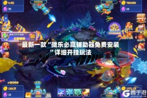 最新一款“微乐必赢辅助器免费安装”详细开挂玩法