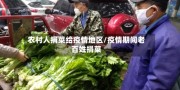 农村人捐菜给疫情地区/疫情期间老百姓捐菜