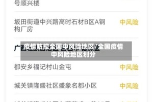 疫情防控全国中风险地区/全国疫情中风险地区划分