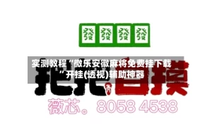 实测教程“微乐安徽麻将免费挂下载”开挂(透视)辅助神器