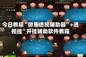 今日教程“微乐透视辅助器”+透视挂”开挂辅助软件教程