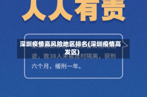 深圳疫情高风险地区排名(深圳疫情高发区)