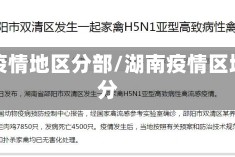 湖南疫情地区分部/湖南疫情区域划分