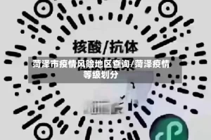 菏泽市疫情风险地区查询/菏泽疫情等级划分