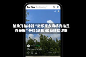 辅助开挂神器“微乐家乡麻将有挂是真是假”开挂(透视)最新辅助详细