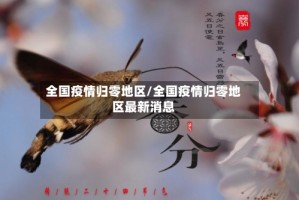 全国疫情归零地区/全国疫情归零地区最新消息