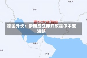 德国外长：伊朗应立即开放霍尔木兹海峡