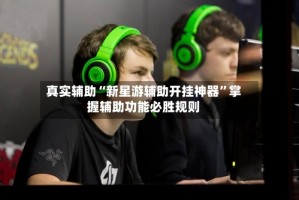真实辅助“新星游辅助开挂神器”掌握辅助功能必胜规则