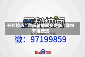 开挂技巧“微乐辅助器免费版”详细开挂玩法