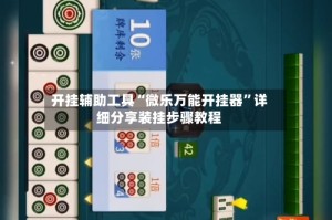 开挂辅助工具“微乐万能开挂器”详细分享装挂步骤教程