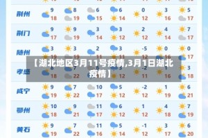【湖北地区3月11号疫情,3月1日湖北疫情】