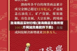 渤海商品实时行情(渤海商品交易所官方网站交易软件下载)