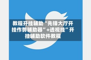 教程开挂辅助“先锋大厅开挂作弊辅助器”+透视挂”开挂辅助软件教程