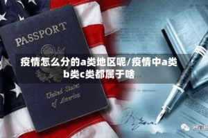 疫情怎么分的a类地区呢/疫情中a类b类c类都属于啥
