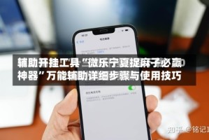辅助开挂工具“微乐宁夏捉麻子必赢神器”万能辅助详细步骤与使用技巧