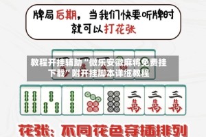 教程开挂辅助“微乐安徽麻将免费挂下载”附开挂脚本详细教程