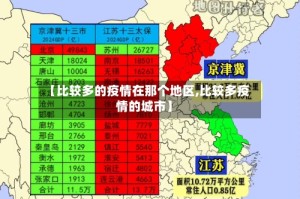 【比较多的疫情在那个地区,比较多疫情的城市】