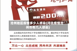 沧州地区疫情多少人感染(河北疫情沧州市有几人感染)