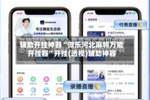 辅助开挂神器“微乐河北麻将万能开挂器”开挂(透视)辅助神器