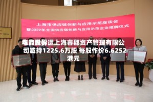 华能世界电力股份遭上海睿郡资产管理有限公司减持1225.6万股 每股作价6.6252港元